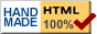 100% handcoded HTML